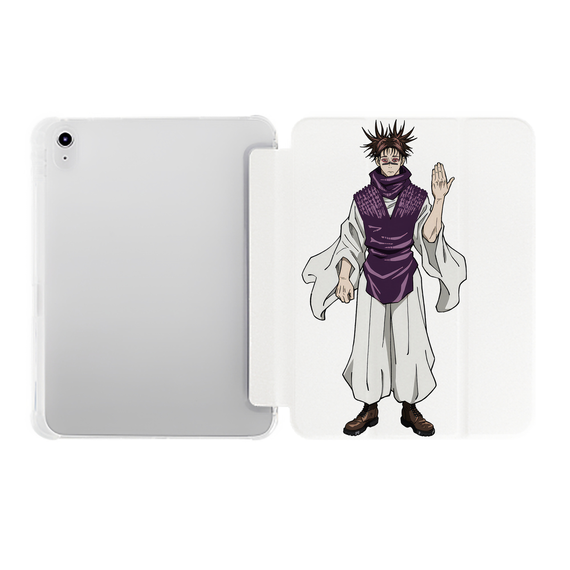 （画像用） 刀剣乱舞 Touken Ranbu IPad ケース ペン収納付き 三つ折りスタンド PUレザー×シリコン 対応機種9.5/10.5/10.9インチ